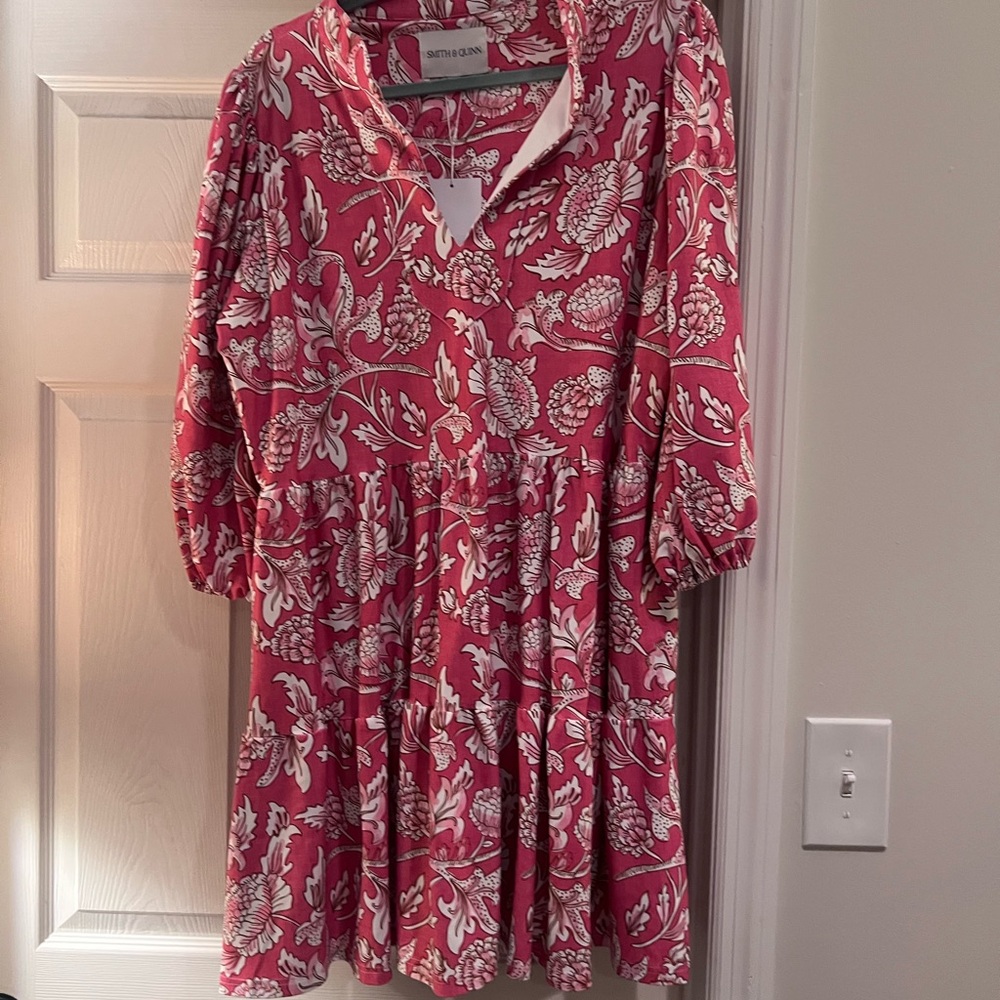 Smith and Quinn- Tory dress-Tuileries Bloom in Pink.